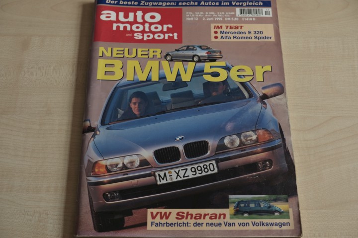 Deckblatt Auto Motor und Sport (12/1995)